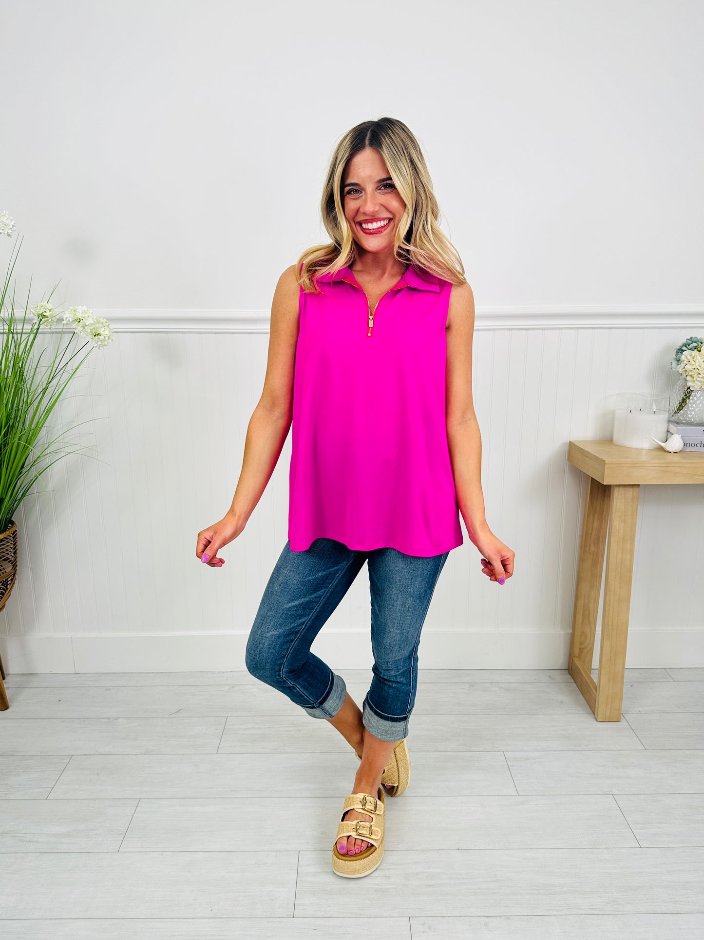Zip Into Spring Top In Multiple Colors