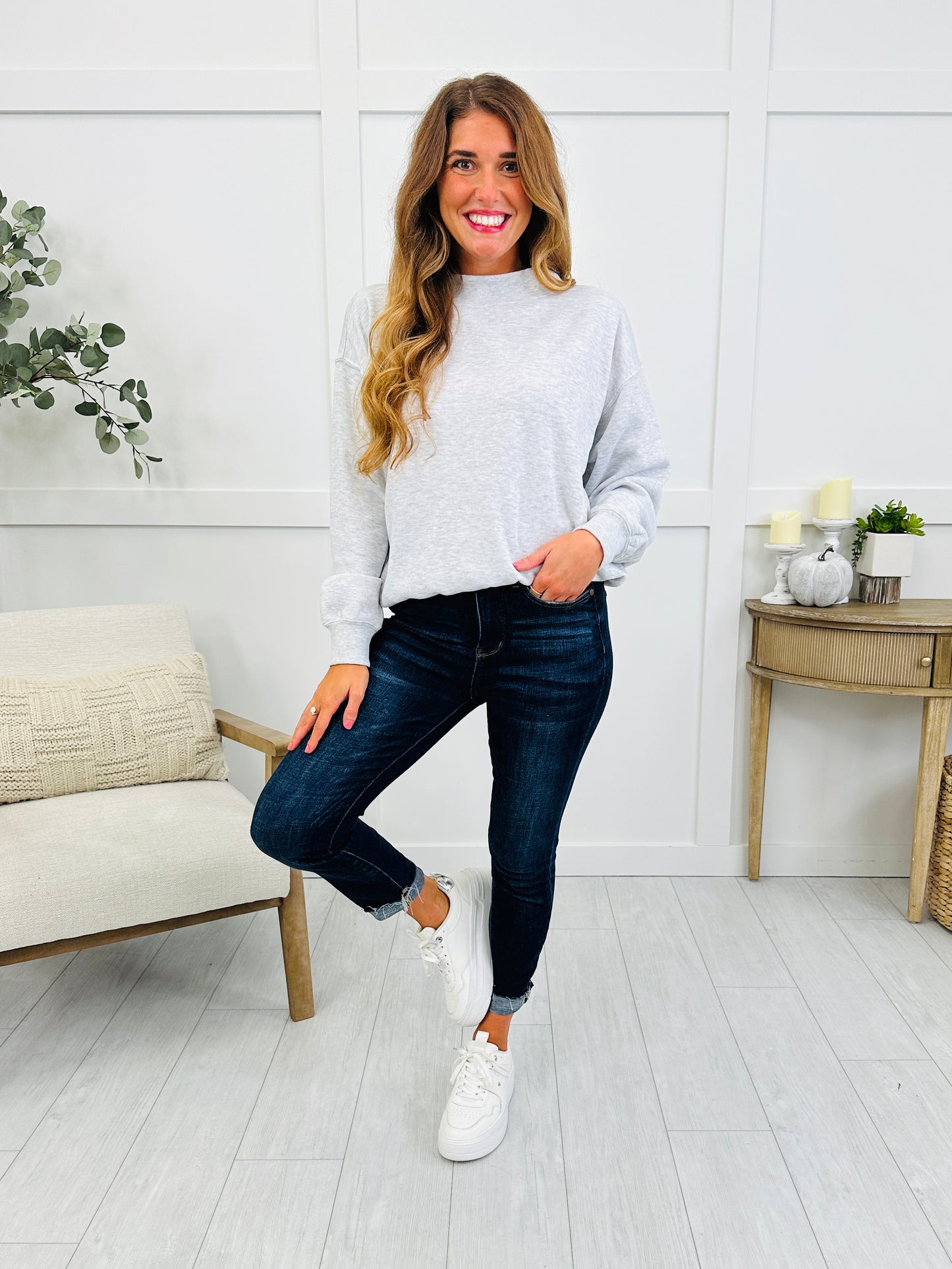 Weekend Reset Sweatshirt In Multiple Colors