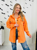 DOORBUSTER! Breezy Commute Shacket in Lt Orange
