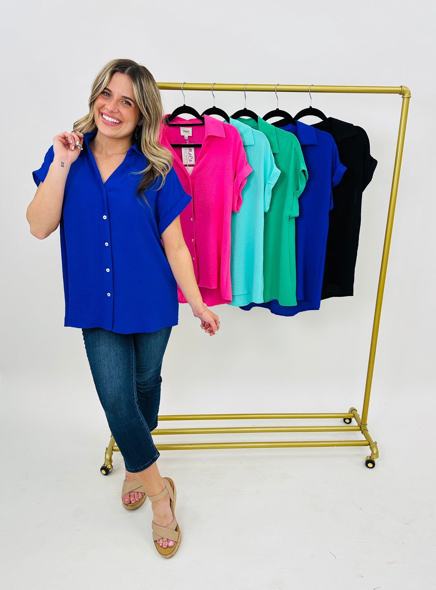 The Effortless Essential Top- Multiple Colors!