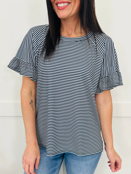 Ruffled Rhythm Top