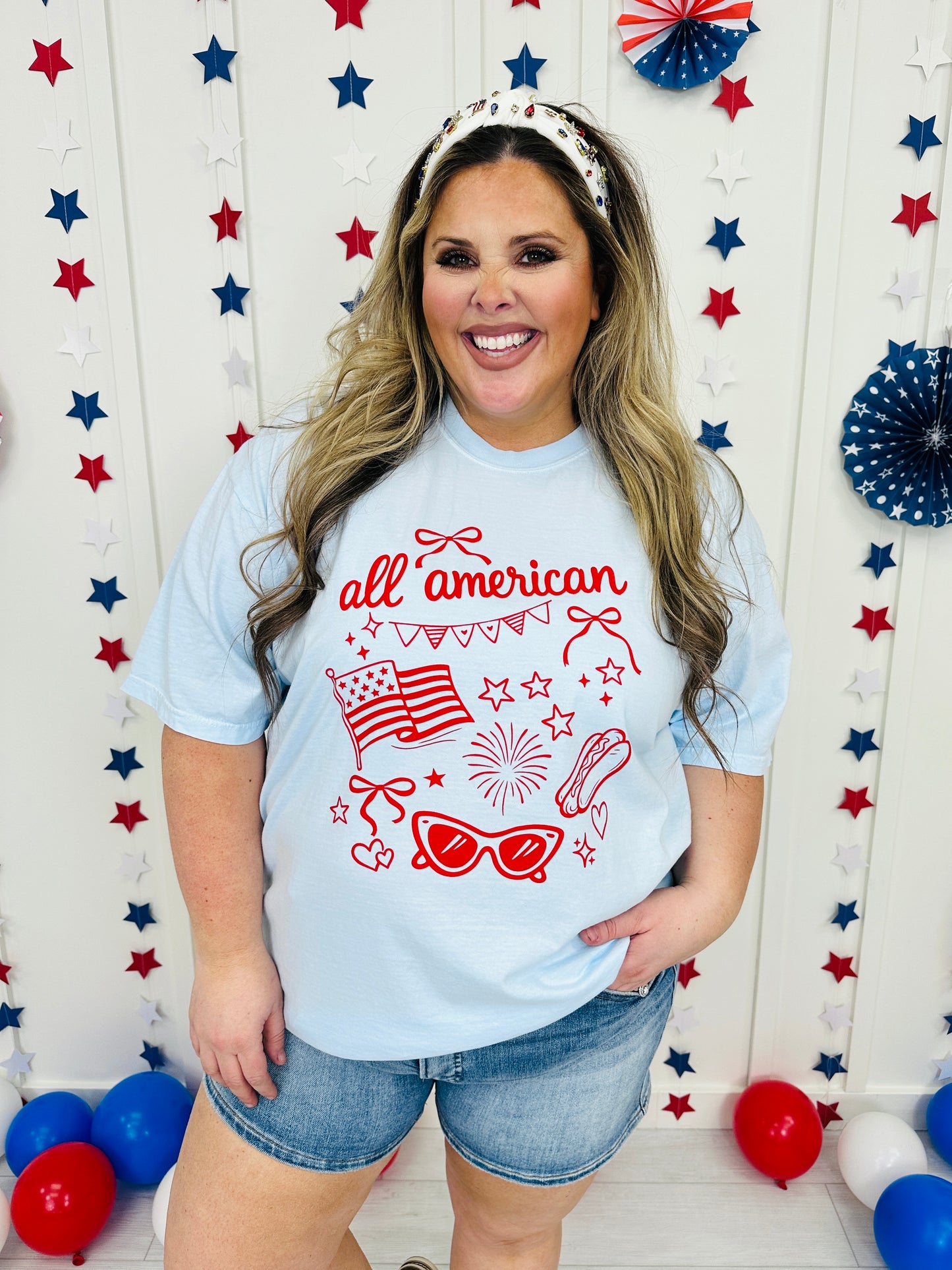All American Graphic Tee