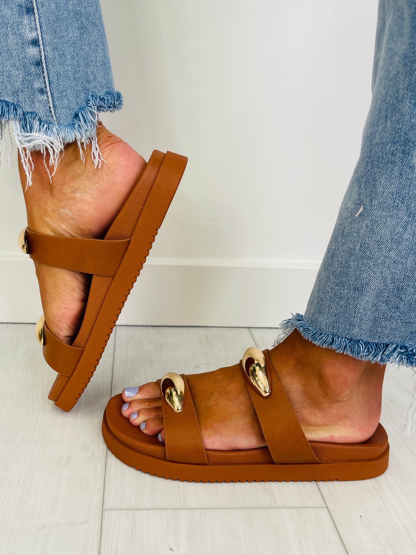 The Polished Pair Sandals In Tan