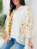 Serene Blossom Top In Ivory