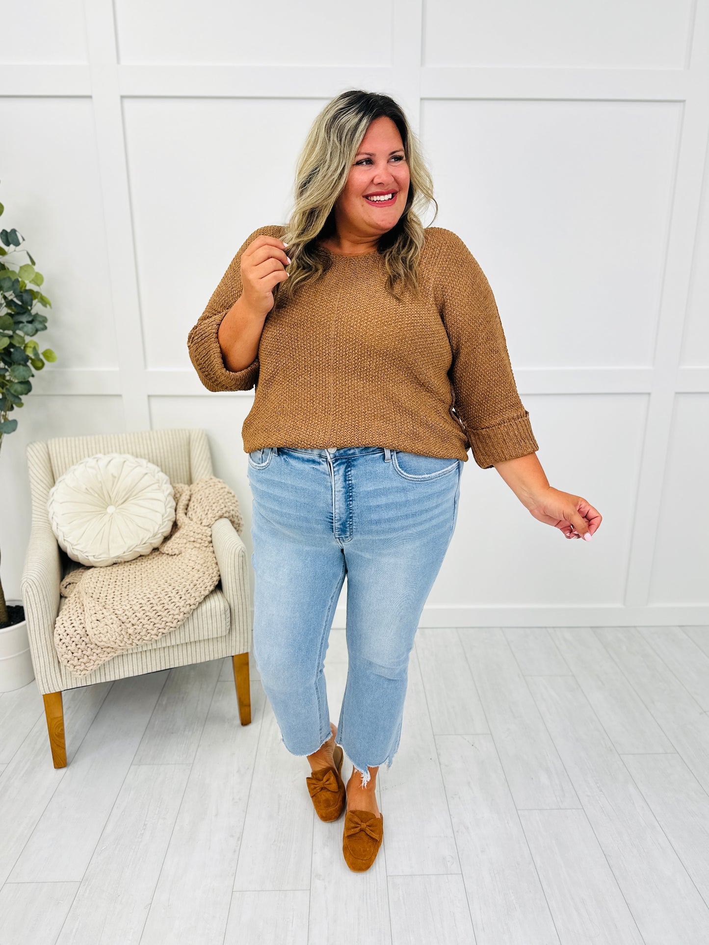 Let's Kick It Tummy Control Kick Flare Jeans in Reg/Curvy