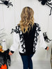 Halloween Happenings Pullover In Ghost Print