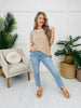 The Fine Line Top in Latte
