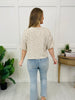 Porcelain Petal Top In Mocha