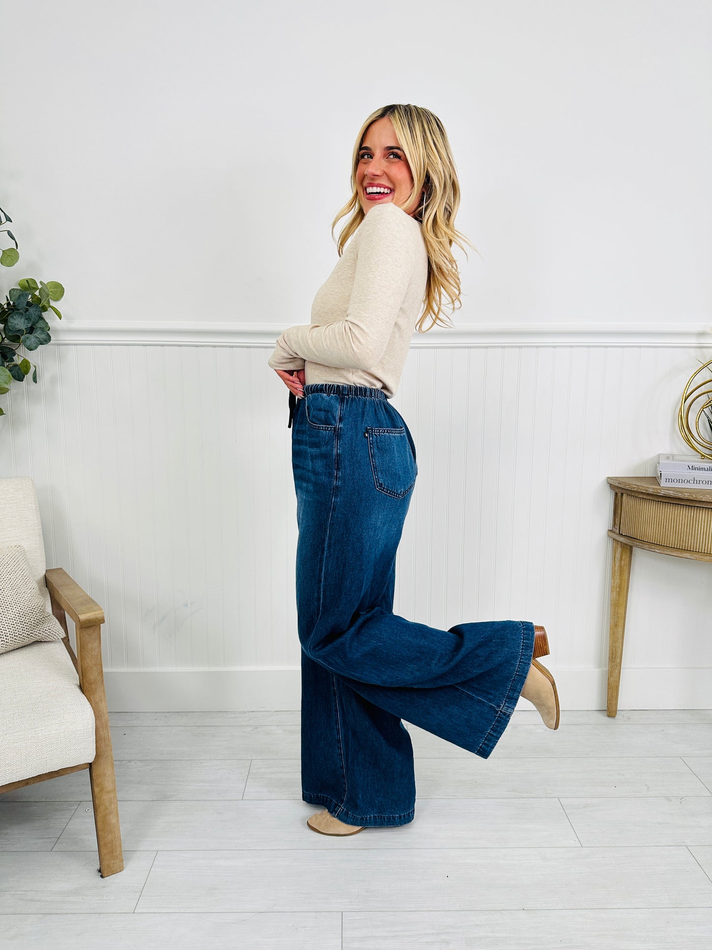 Judy Blue Light As A Featherweight Palazzo Jeans
