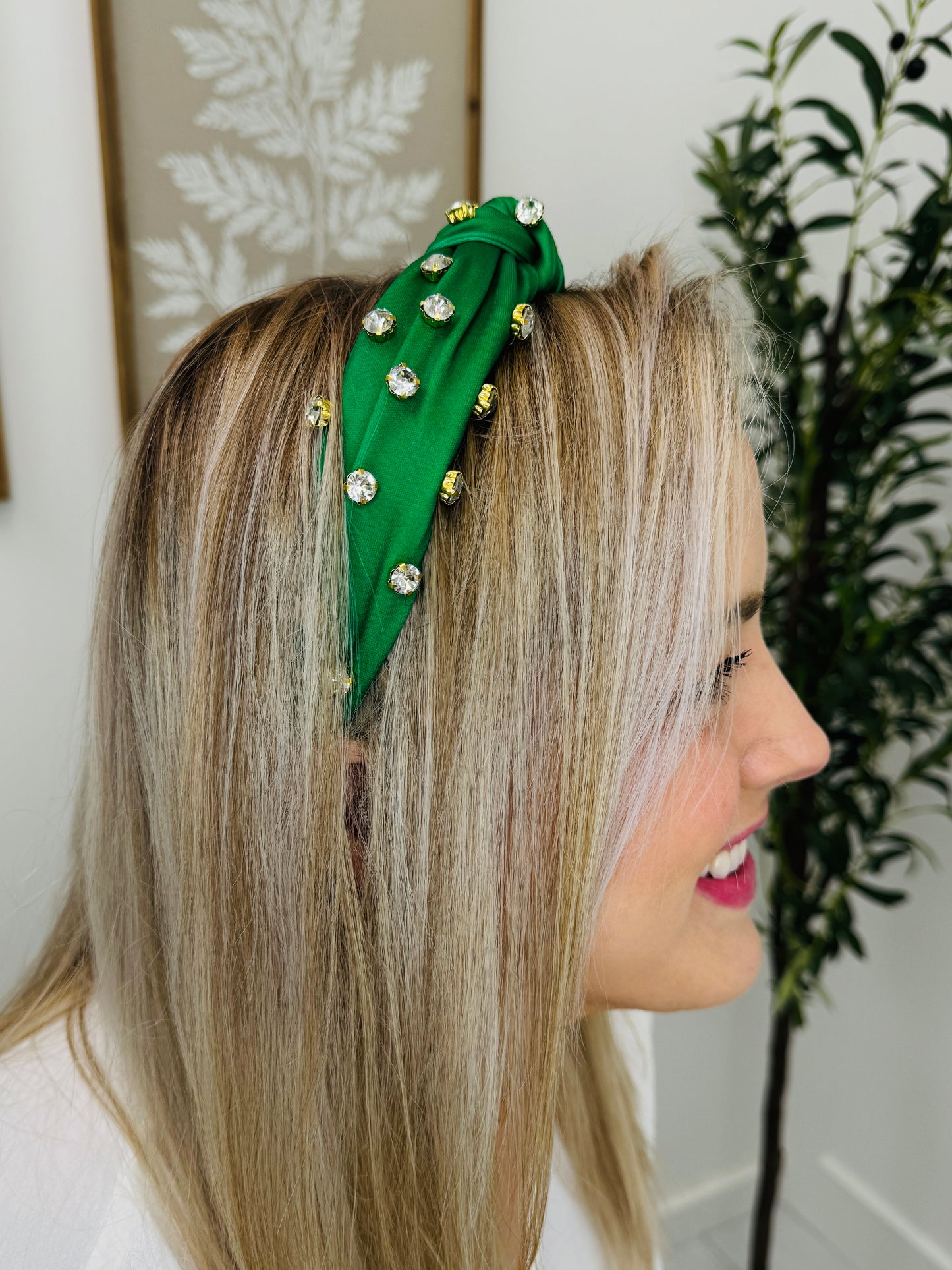 Shamrock Sparkle Green Headband