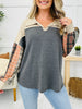 REG/CURVY Golden Hour Patchwork Pullover