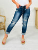 Judy Blue Plus/Reg Now Or Never Cropped Boyfriend Jeans