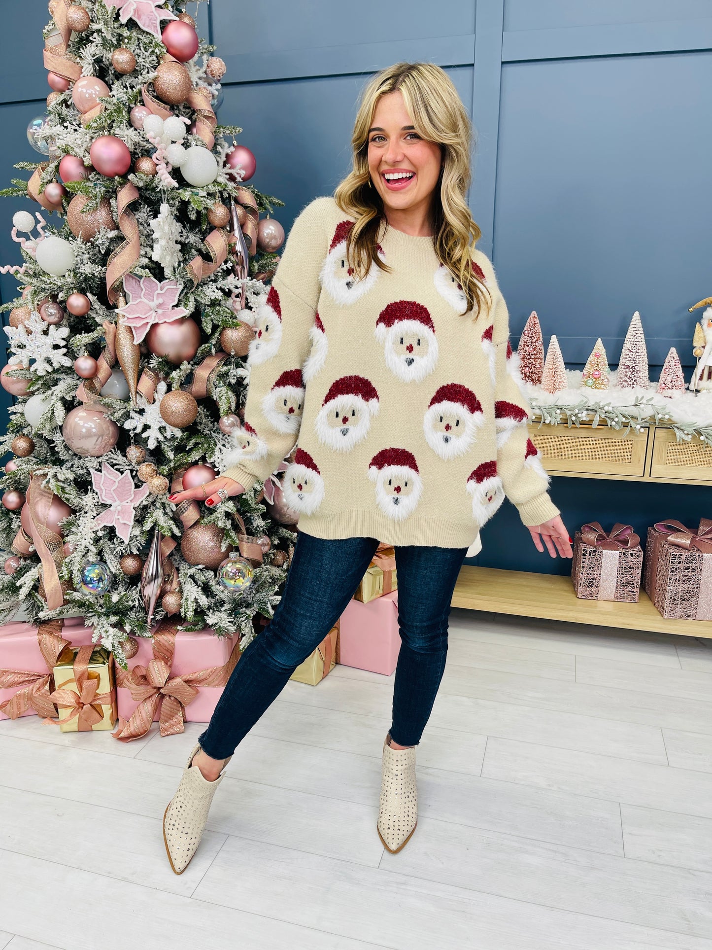 MOCO Exclusive Santa's Sleigh Sweater- Multiple Colors!