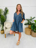 Whispered Pleats Dress