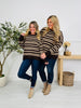 Soft Seasons Sweater In Dark Brown
