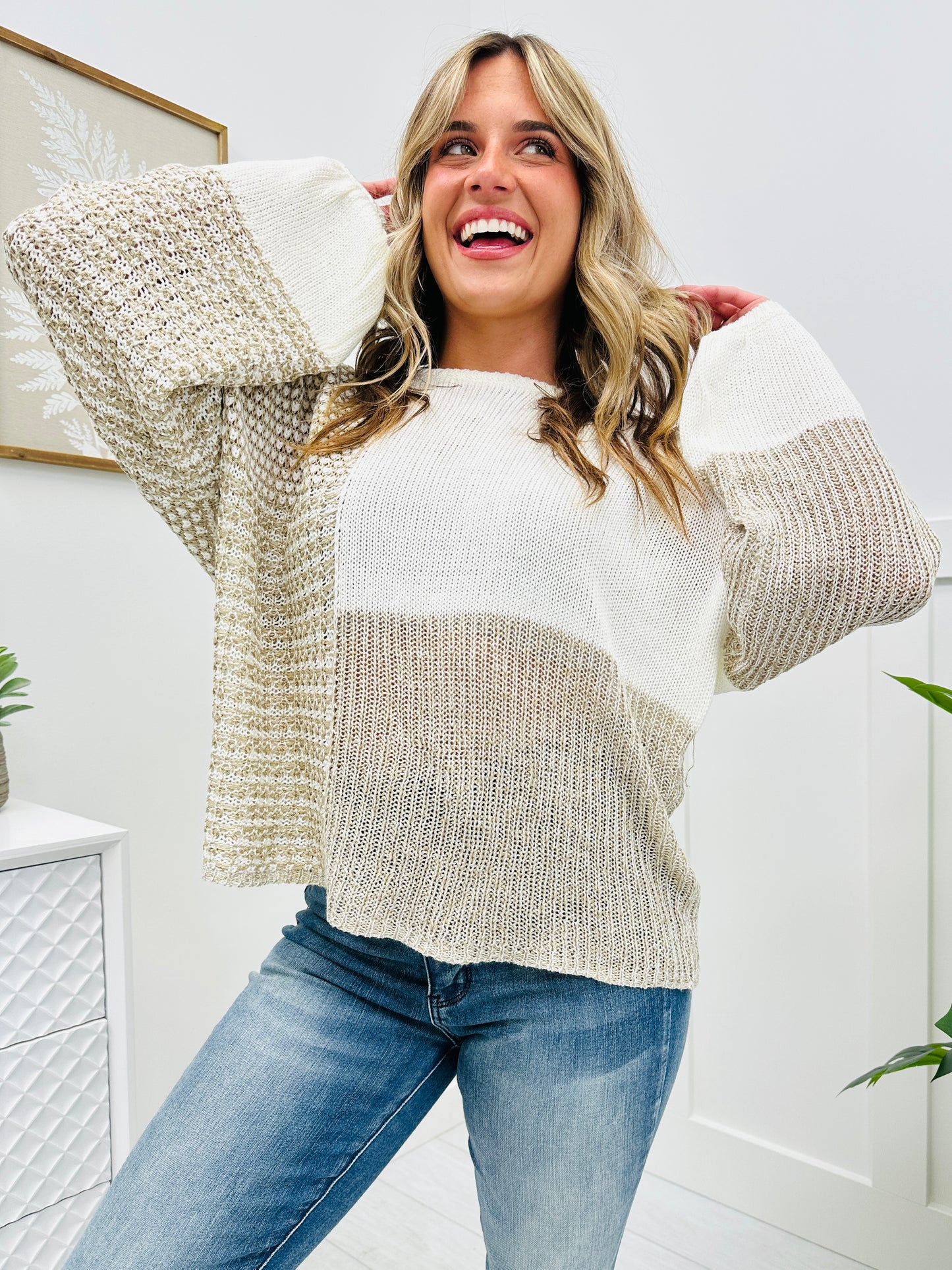 Restock! Totally Taupe Sweater