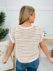 Parallel Perfection Top in Khaki
