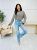 Judy Blue Back in the Groove Rigid Magic 90's Straight Leg Jeans in Reg/Curvy