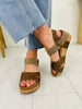 Sleek Step Wedges In Tan