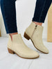 Embrace The Shimmer Booties In Gold Metallic