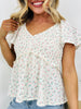 Secret Garden Top in Pink Floral