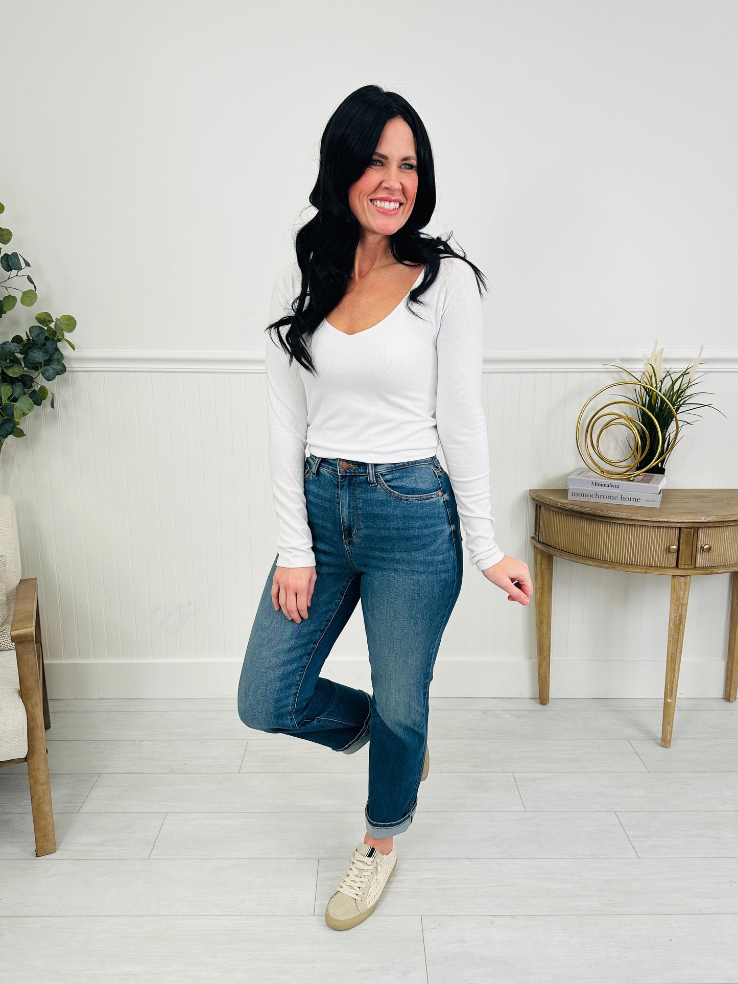 Judy Blue Switch It Up Straight Jeans