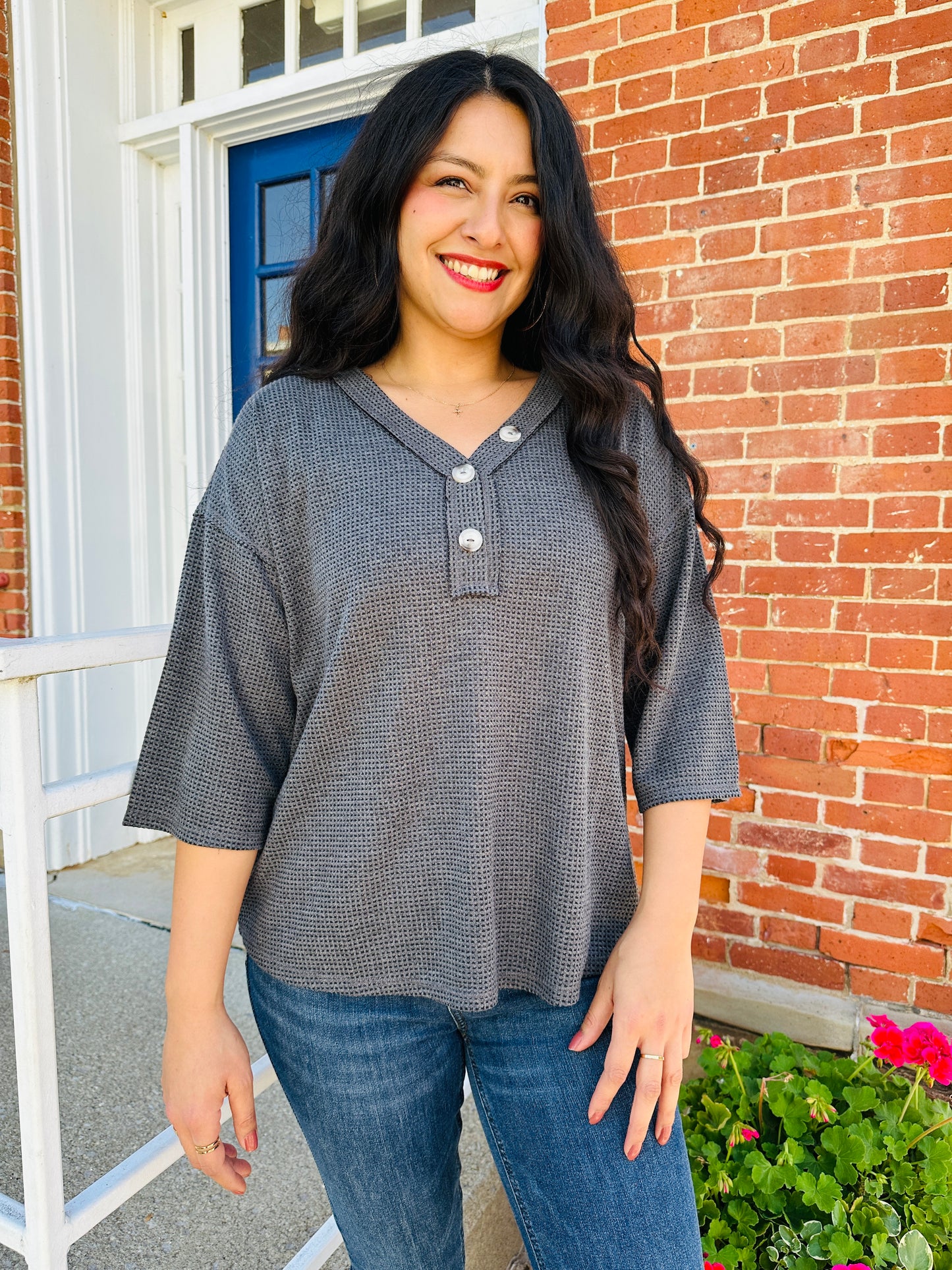 REG/CURVY Off-Duty Dreamer Top- Multiple Colors!