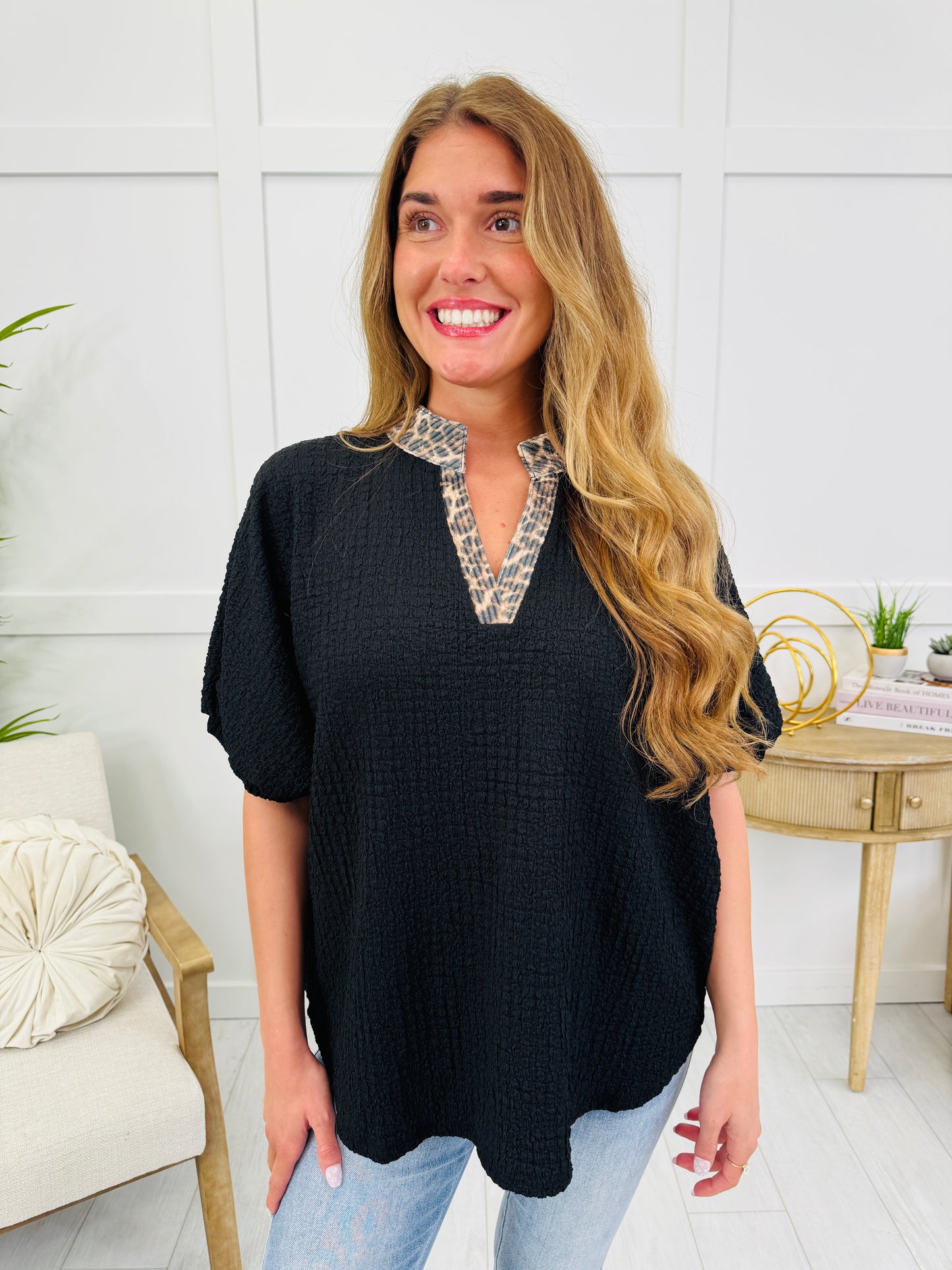 Wildly Comfortable Top In Black