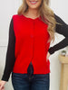 Buttoned Bold Top