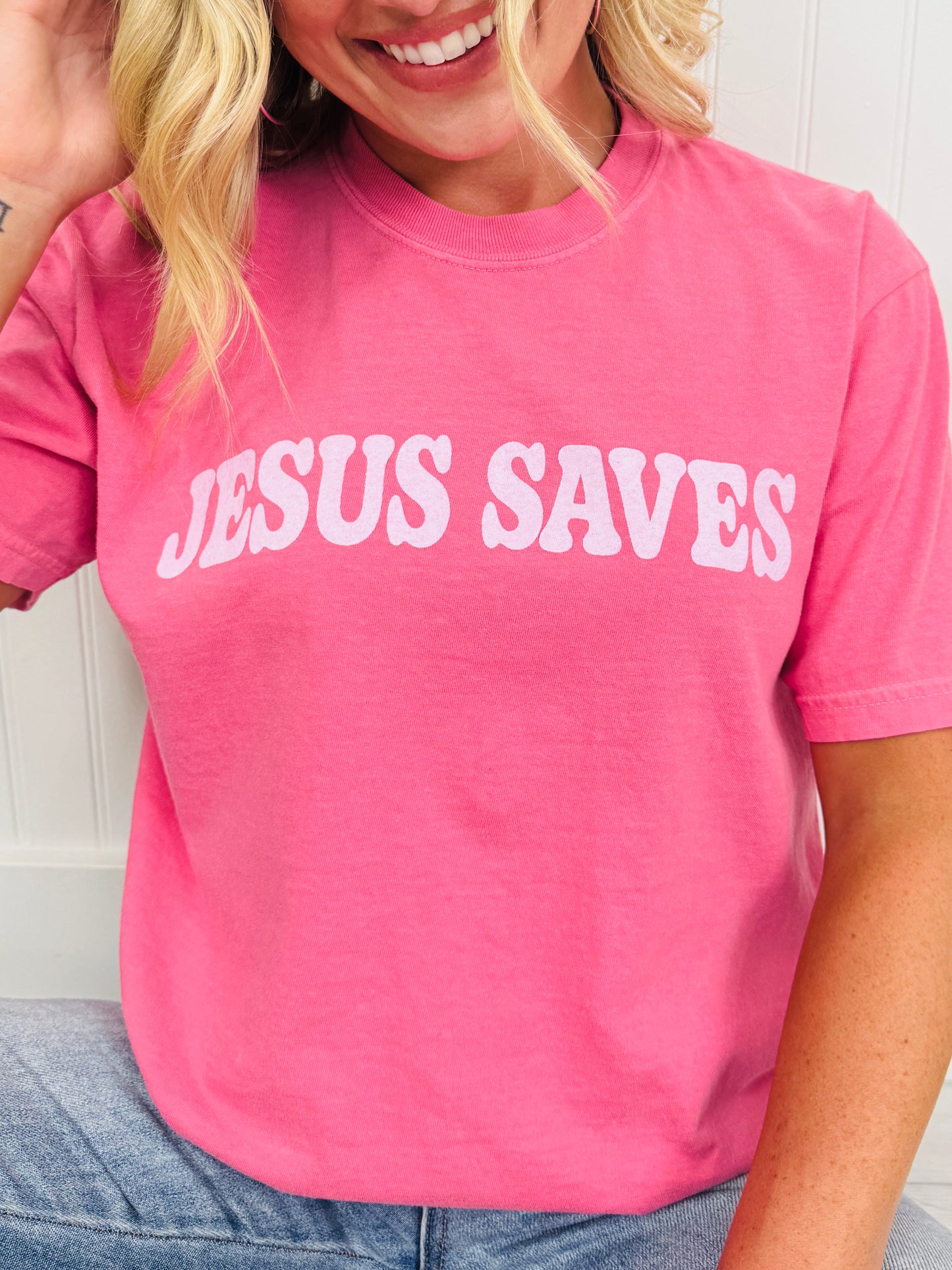 Jesus Saves Graphic Tee