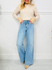 Judy Blue Stitched In Time Retro Wide Leg Jeans
