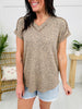 Cosmic Spots Top in Khaki