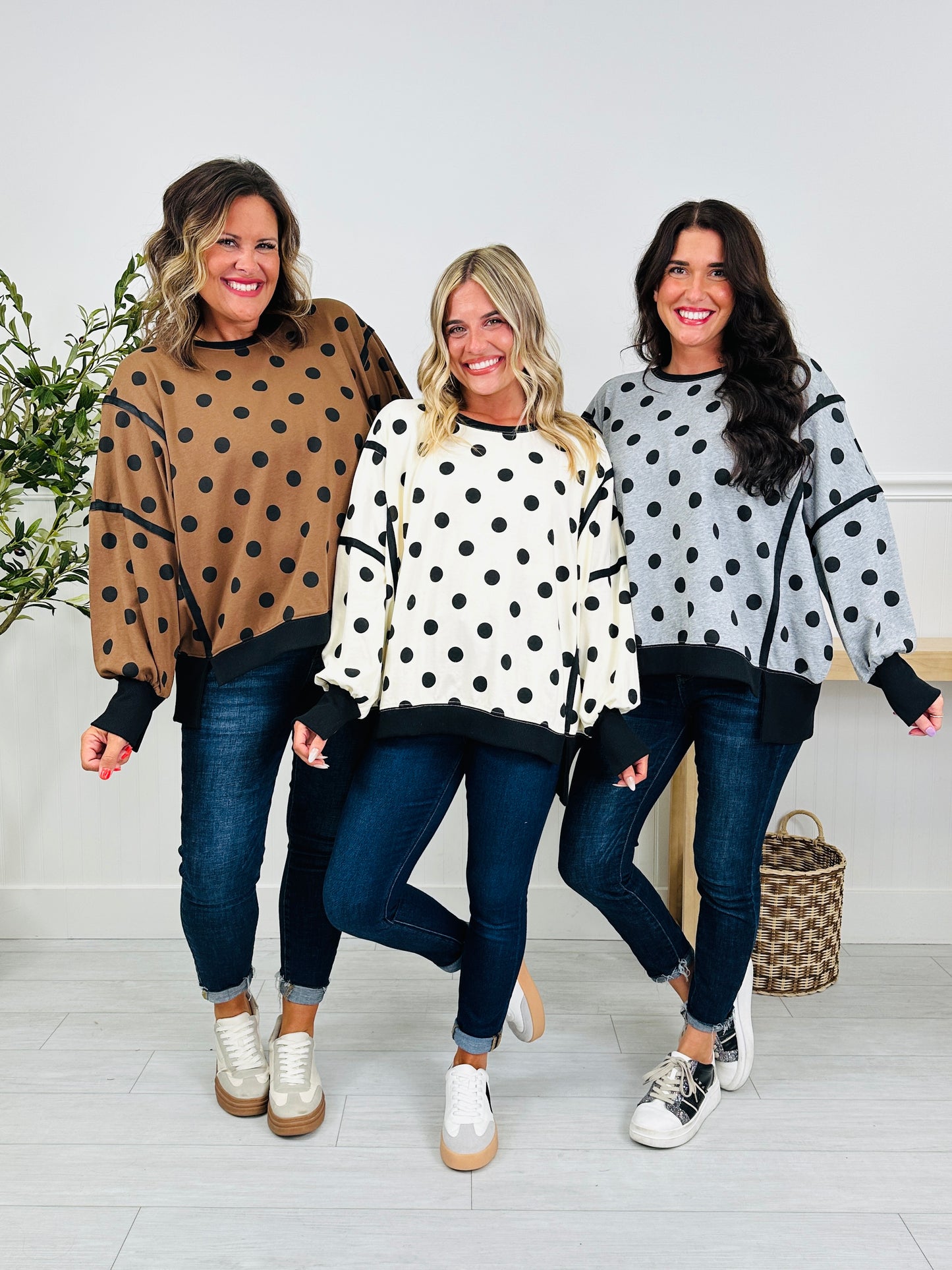 Connect The Dots Top In Multiple Colors