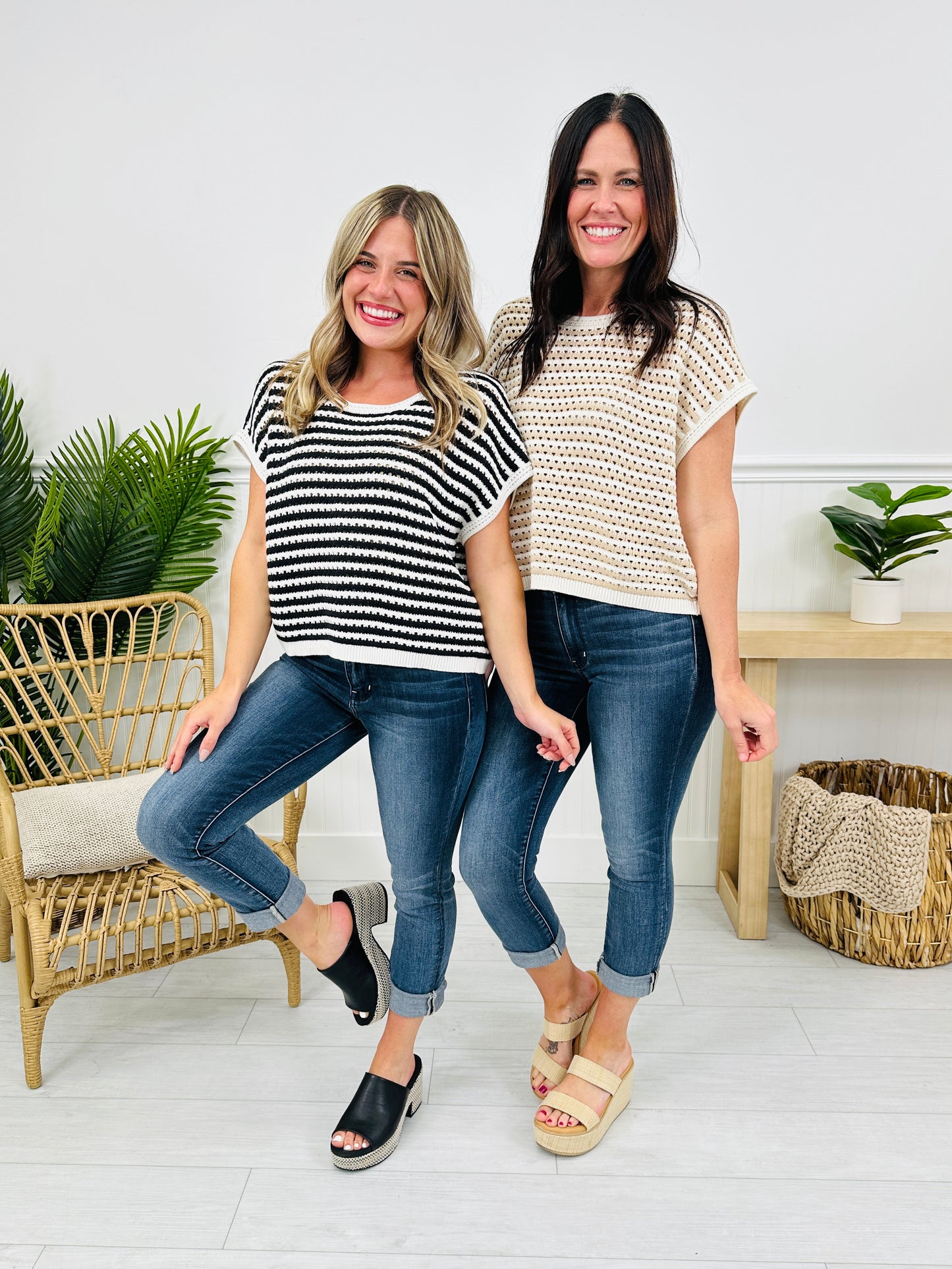 Show Your Stripes Knit Top-- Multiple Colors!
