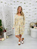 Whispering Meadow Dress in Butter Yellow