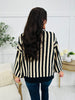 Night & Ivory Cardigan In Black/Oatmeal