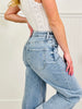 Right on Time Tummy Control Wide Leg Cropped Jeans