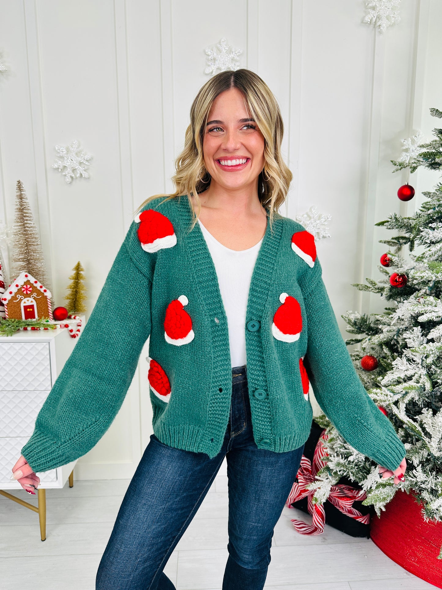 Here Comes Santa Cardigan