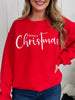 Merry Christmas Graphic Crewneck Sweatshirt