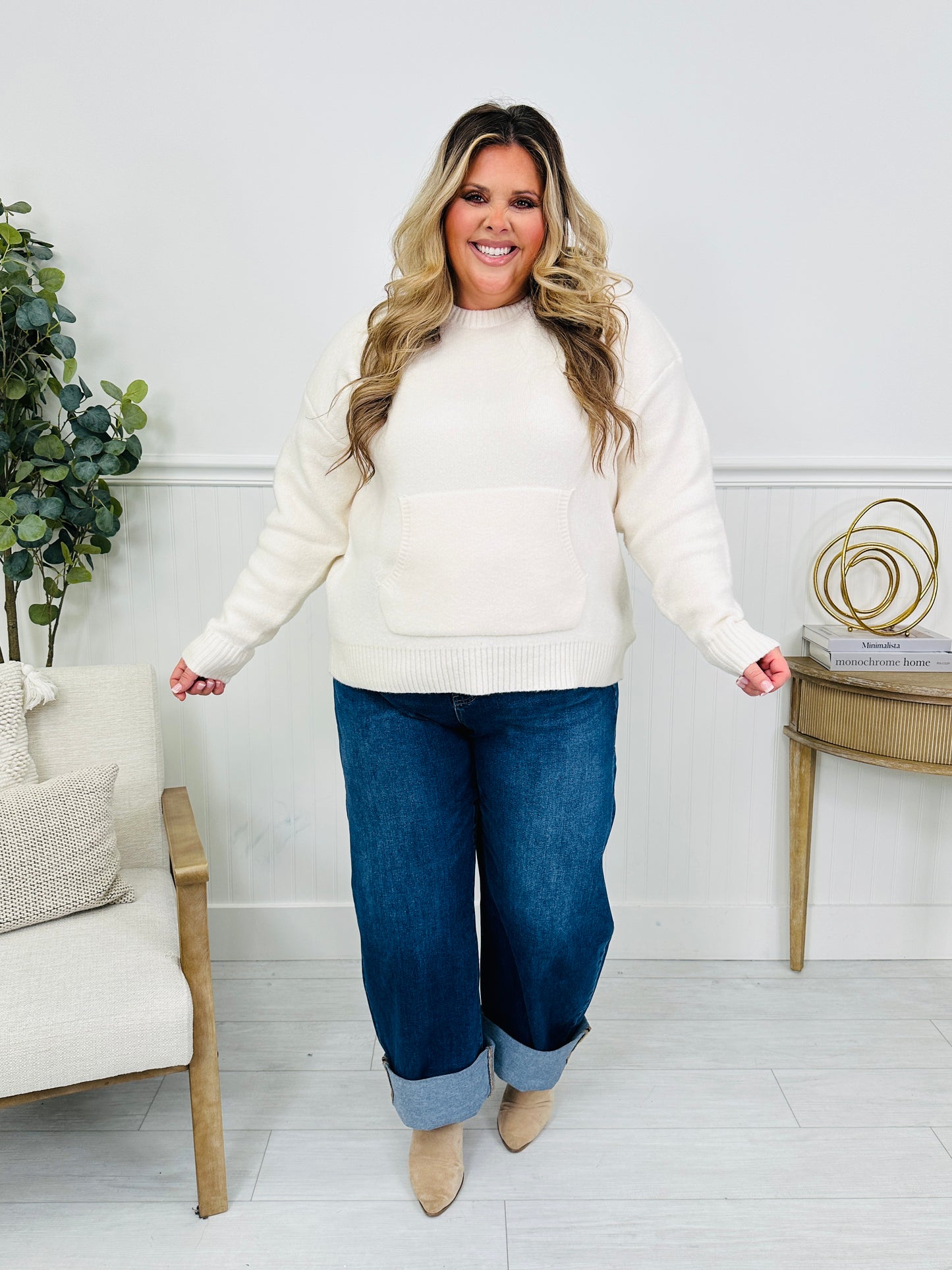 Basic But Better Slim Barrel Tummy Control Jeans