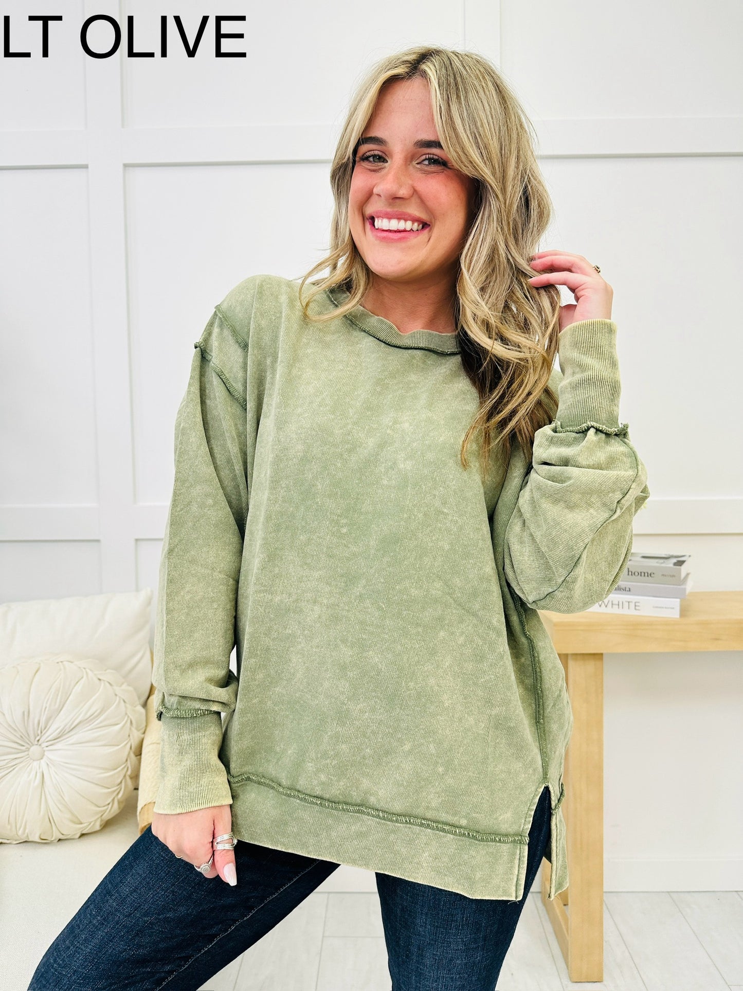 DOORBUSTER! Ripple Effect Sweatshirt- Multiple Colors!