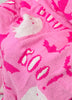 Phantom Fleece Pink Ghost Blanket