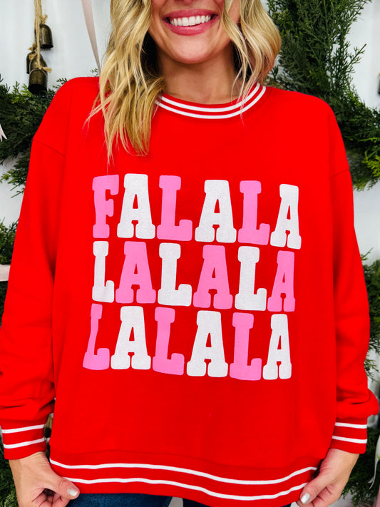 Fa La La Forever Graphic Crewneck Sweatshirt