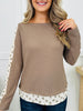 Bloom Along The Way Top in Mocha