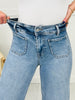 Pocket Full of Posies Wide Leg Cropped Jeans