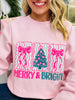 Merry & Bright Graphic Crewneck Sweatshirt