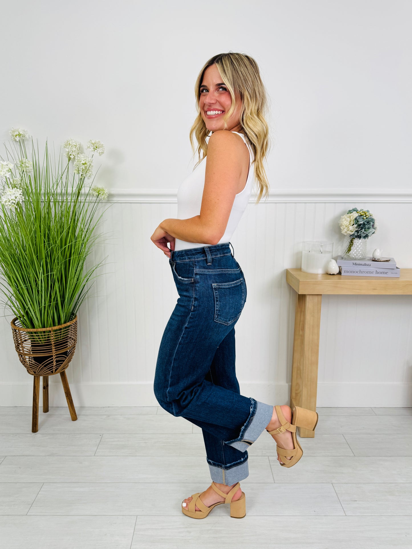Crop Of The Season Tummy Control Straight Jeans