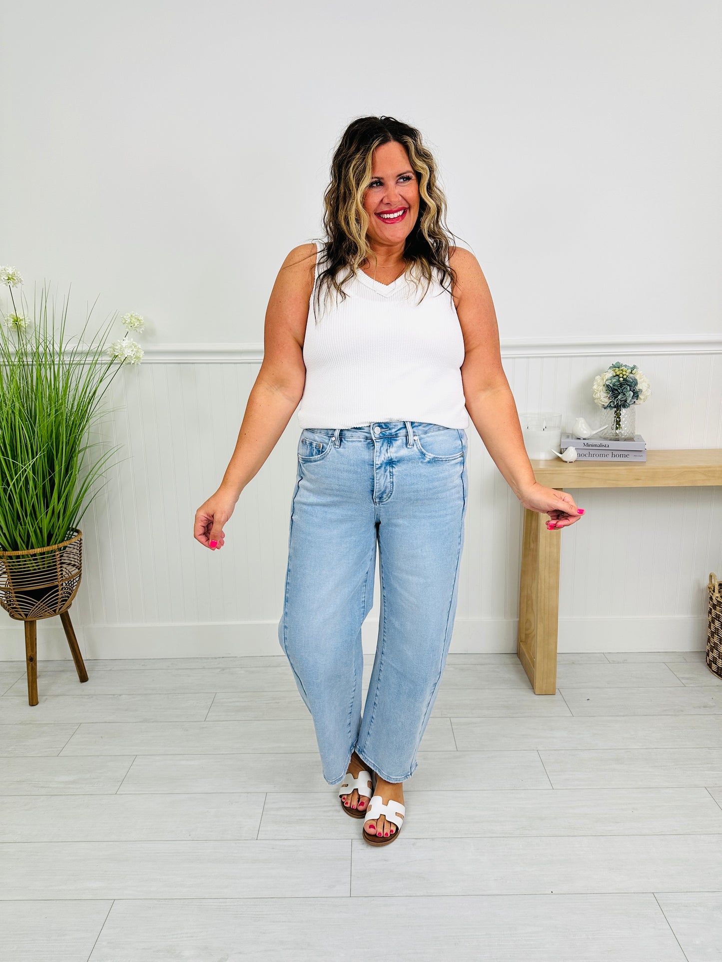 Be Bold Slim Barrel Tummy Control Jeans