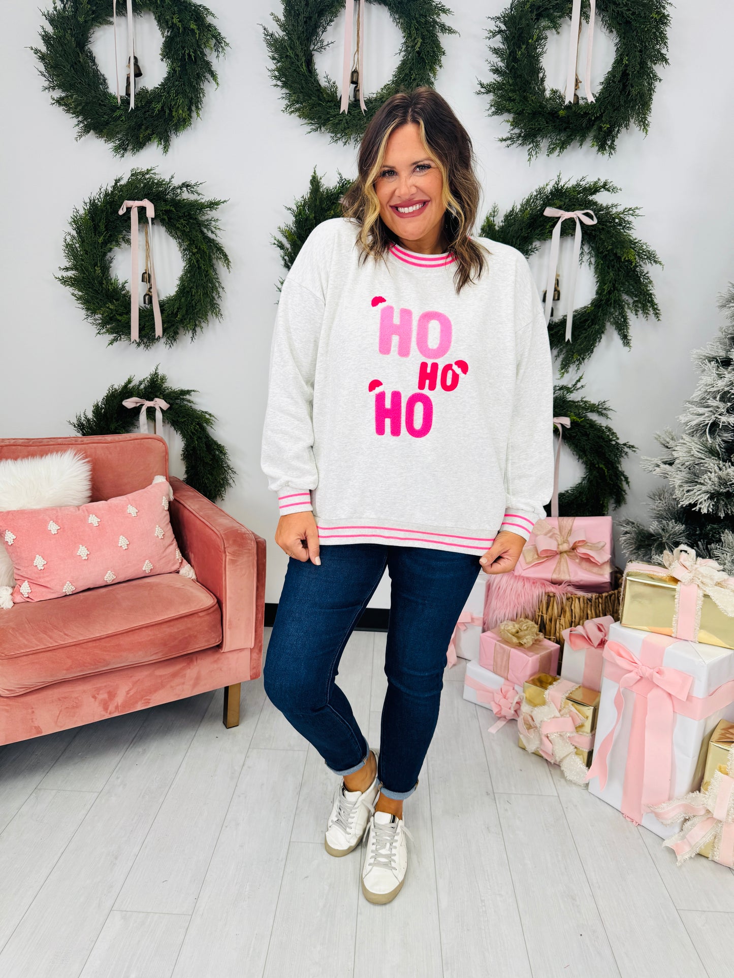 Ho Ho Holiday Mood Crewneck
