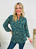 Fall Into You Top in Hunter Green